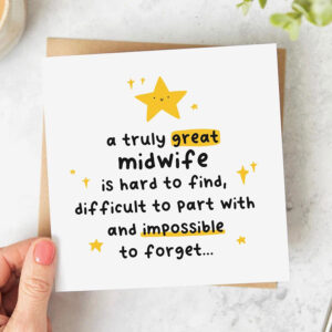A Truly Great Midwife Card