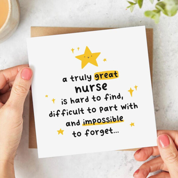 A Truly Great Nurse Card
